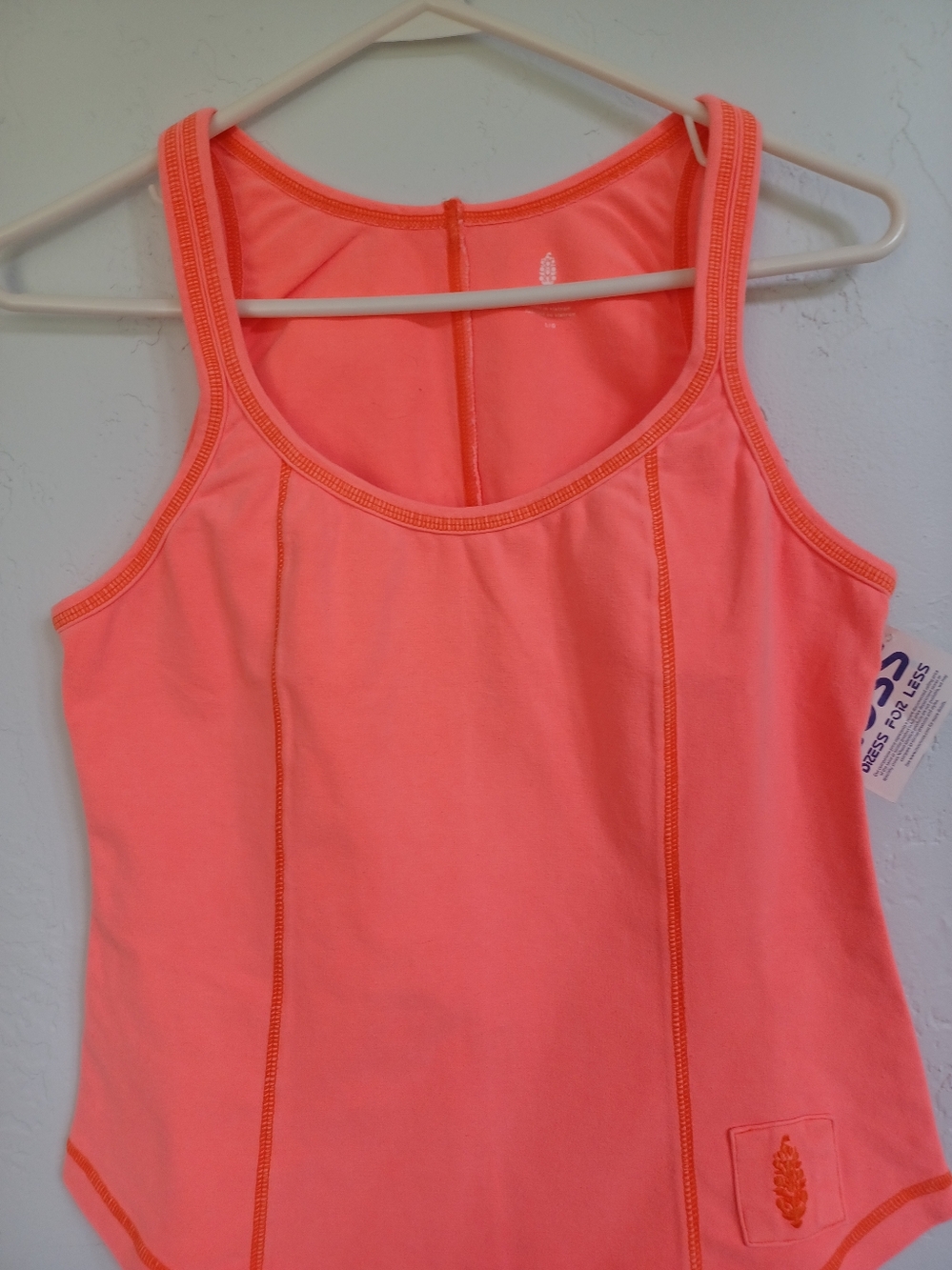 NWT Free People Movement Vibrant Coral Sleeveless Athletic Tank - Picture 4 of 8